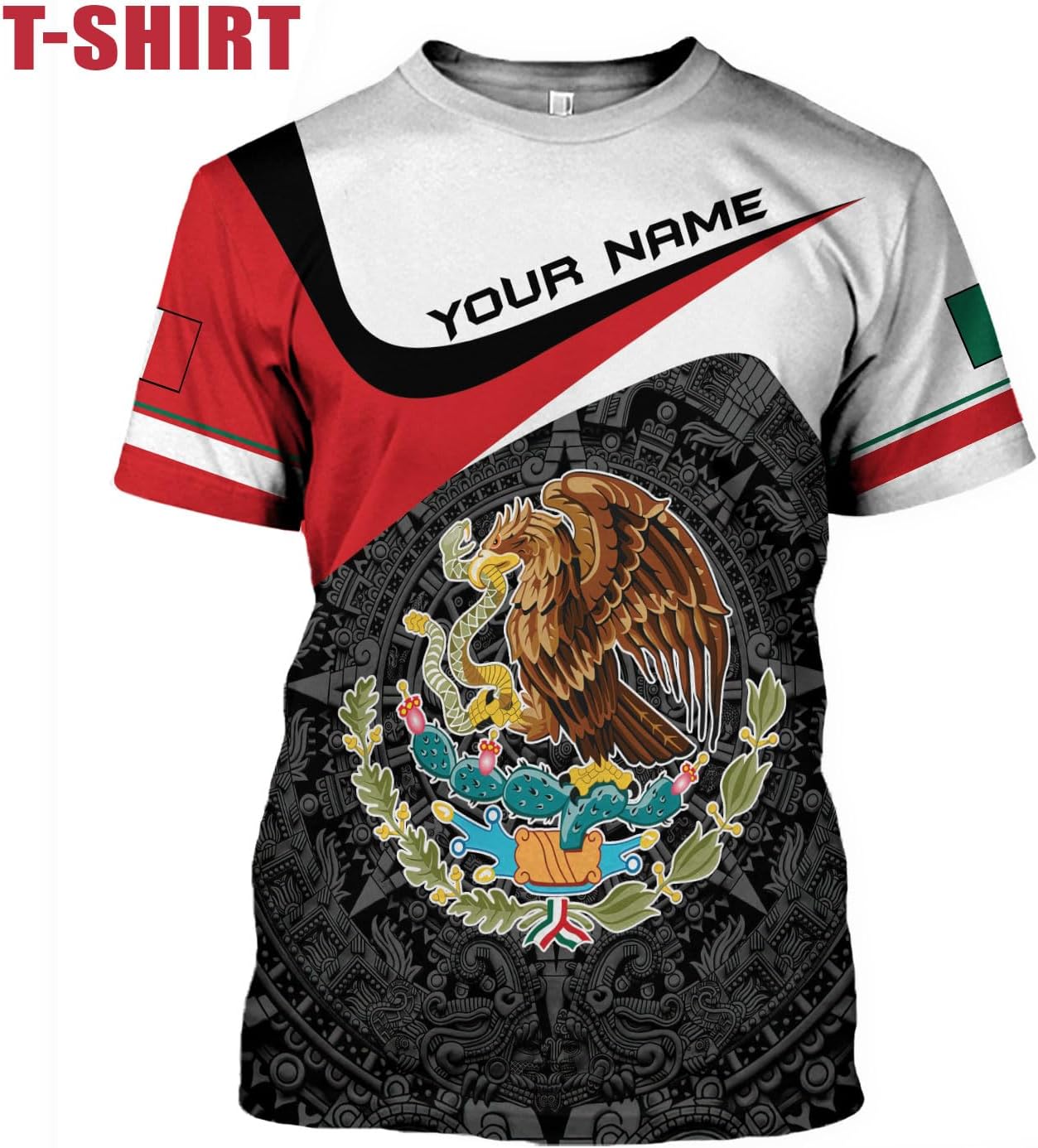 Mostefy Personalized Name Mexican Shirts for Men 3D, Customized Mexico Shirts for Men, Mexico Shirts for Women Mexico Shirt1