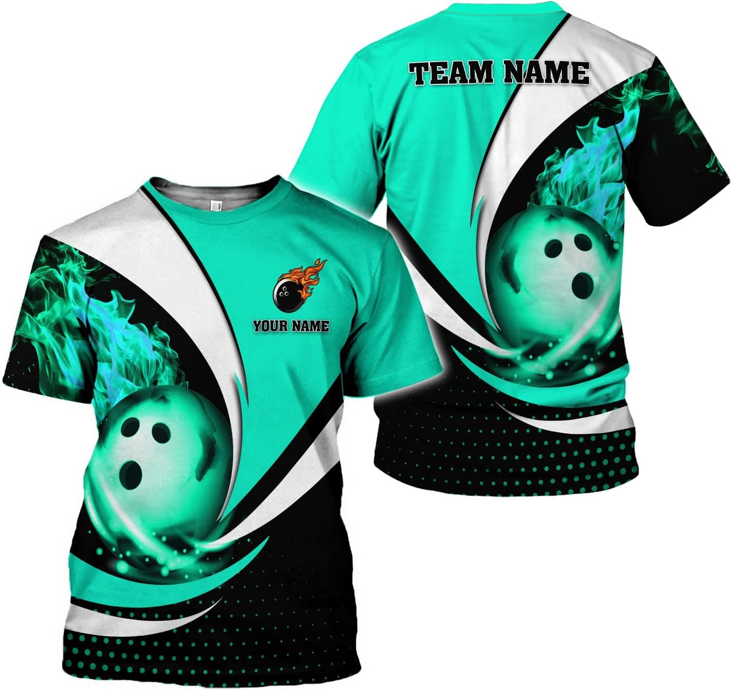 Rivelus Custom 3D Bowling Shirts Personalized for Men and Women - Unique Team Shirt & Gifts for Bowling Lovers