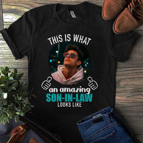 HomeDesign Personalized My Son in Law is My Favorite Child Shirt, Son in Law Tshirt, my favorite child is my son in law Shirt