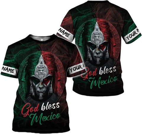 RoyalBro Personalized Mexico Shirts, Camisas De Mexico, Mexico Shirts for Men, Mexican Flag Jersey Shirt Mexico 3D Shirt