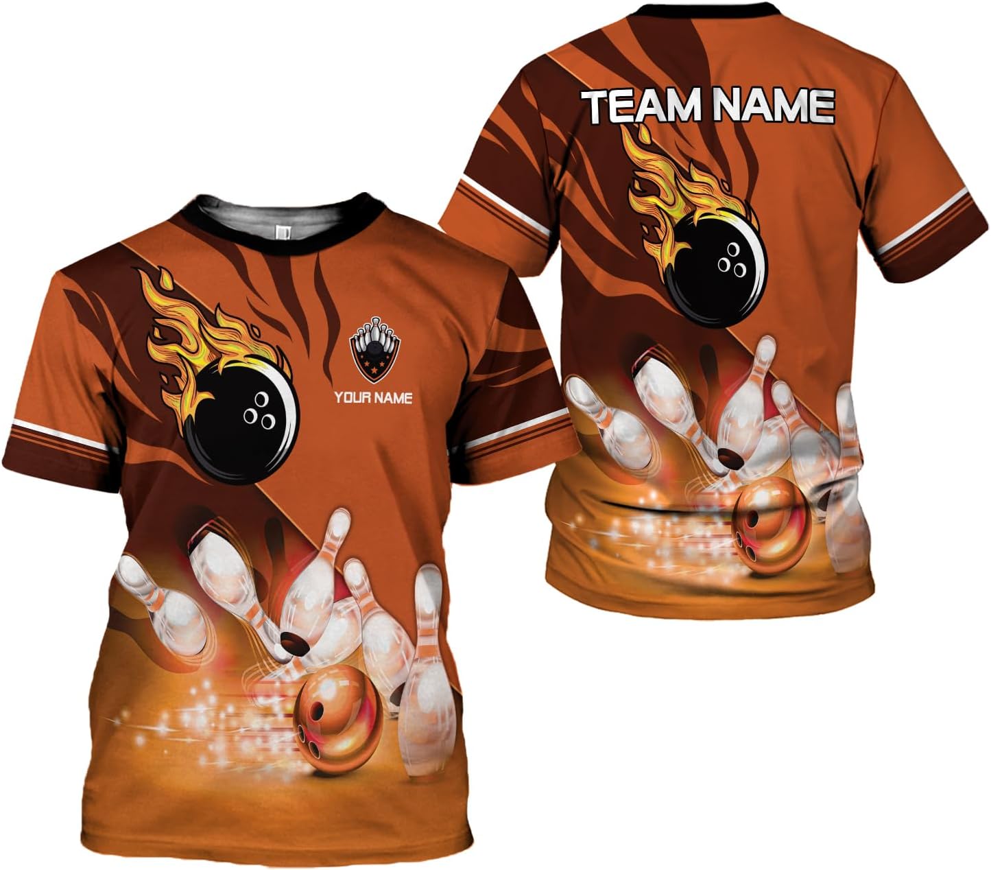 AOVL Custom Bowling Shirts for Men Bowling Shirts Bowling Shirts Unisex Bowling Jerseys for Men Custom Bowling Shirts for Men