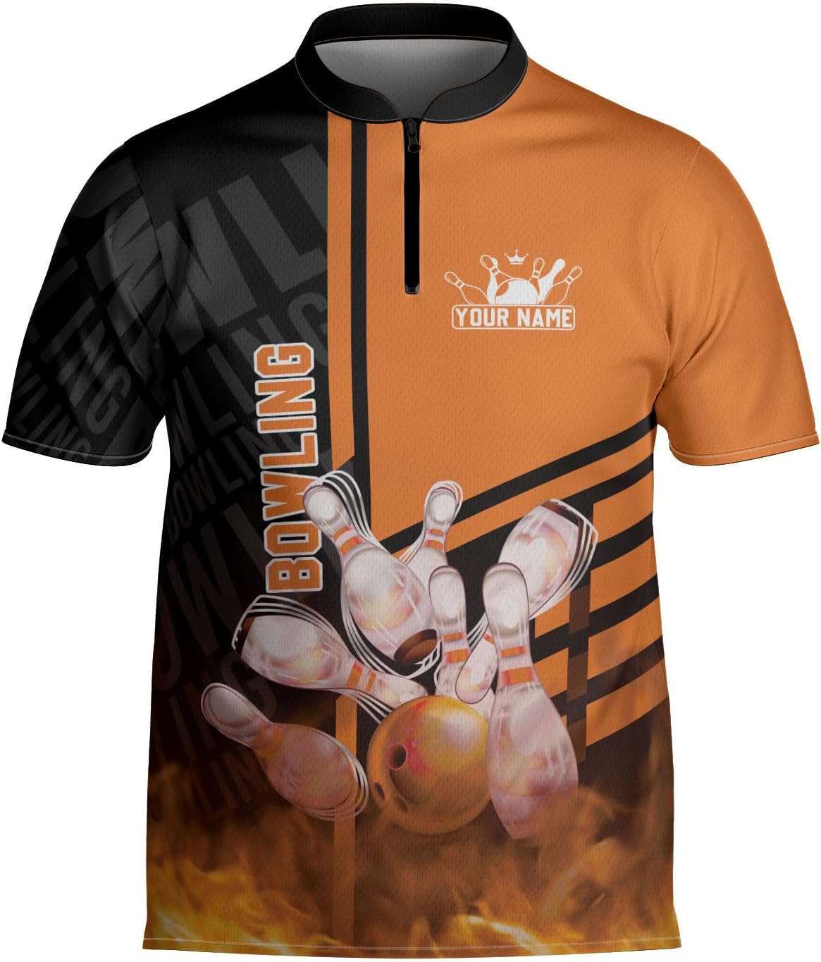 mostprints Personalized Bowling Jersey Gift 3D Custom Bowling Shirts for Team Name Bowl Bowler Shirt Unisex Cool Men Women