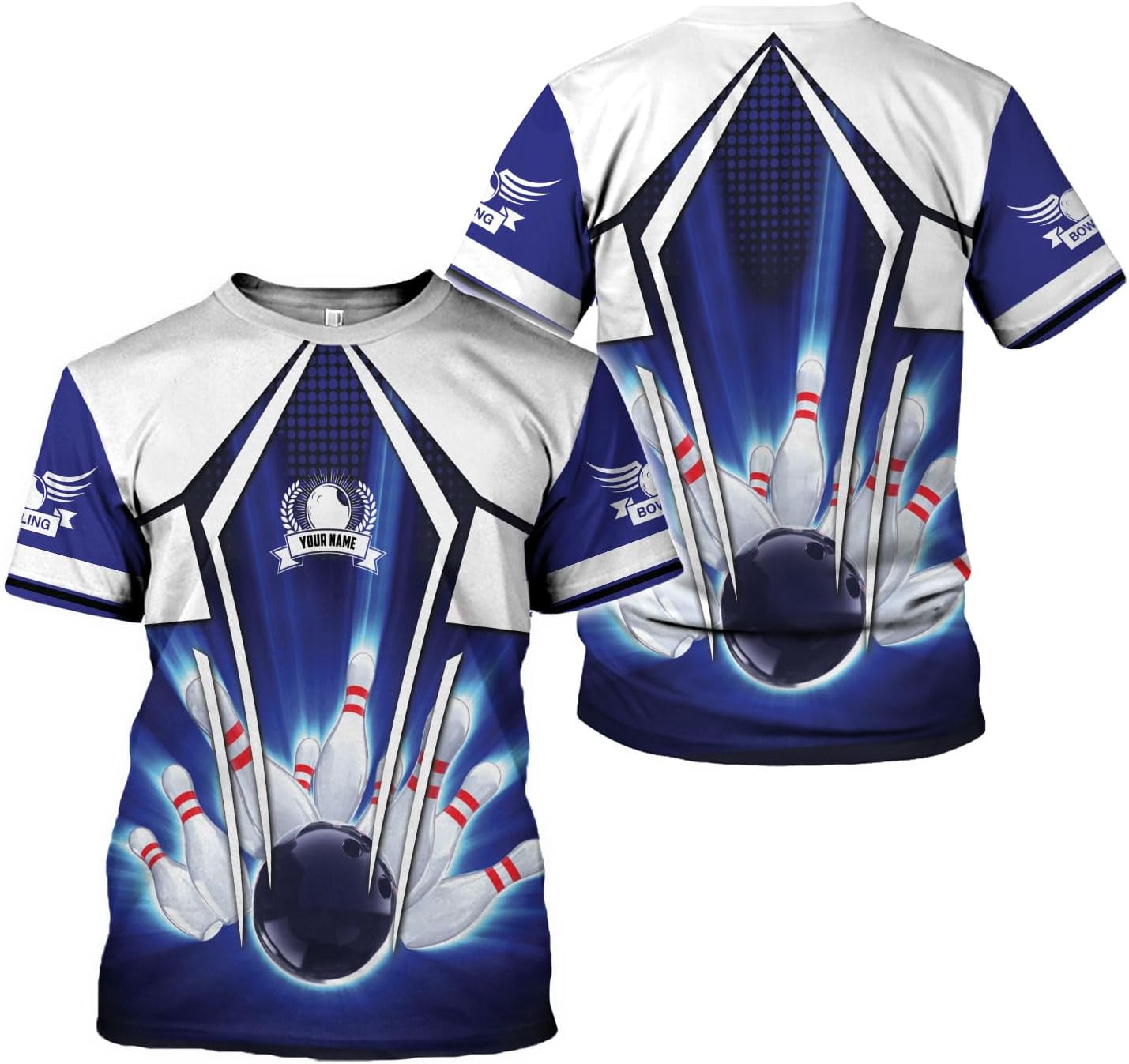 Custom Bowling Shirts, Personalized Name Bowling Shirts Unisex, Bowling Jerseys for Men & Women, Team Bowling Shirt Gift