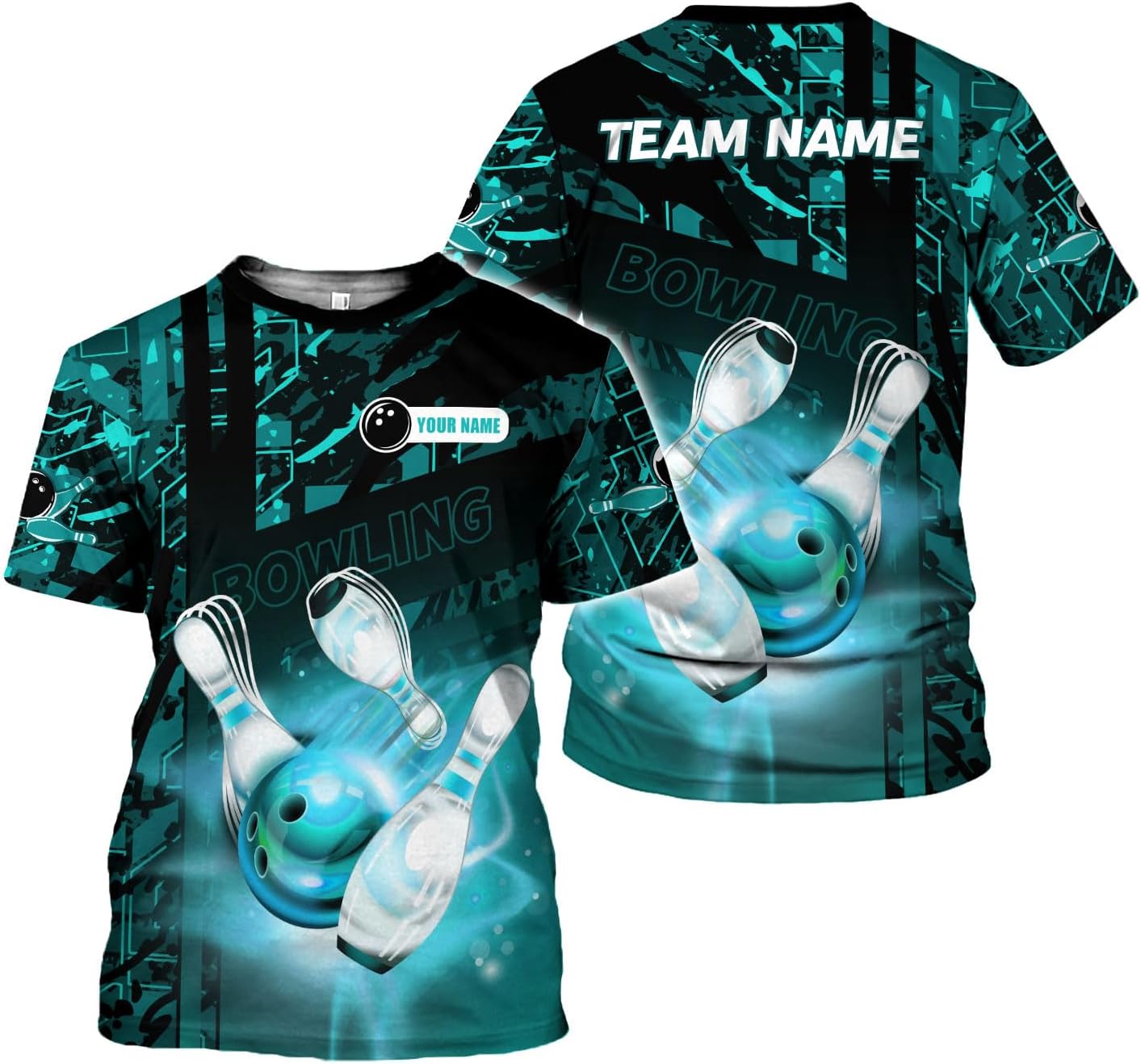 Mostprints Custom 3D Bowling Shirts Personalized for Men and Women - Unique Team Shirt & Gifts for Bowling Lovers