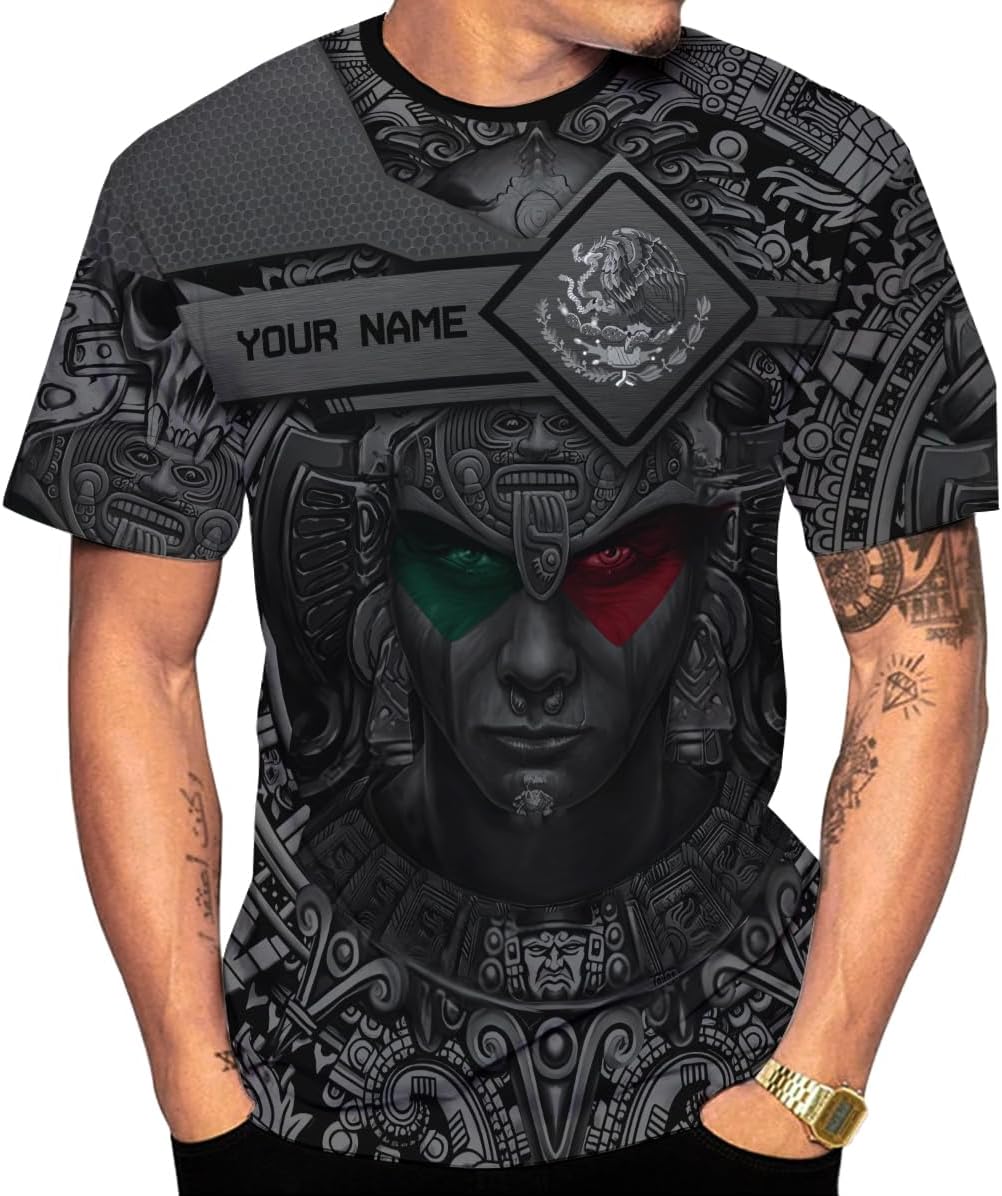 Mostprints Personalized Name Mexican Hoodie 3D, Mexican Hoodies for Men, Unisex Mexico Hoodie, Mexico Hoodies for Men