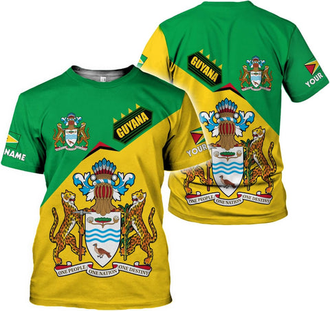 Parvii Personalized Guyana Shirts, Guyana Pride Tshirt, Guyanese Guyana Flag Shirt, Guyana Shirt for Men & Women, Guyana Gift