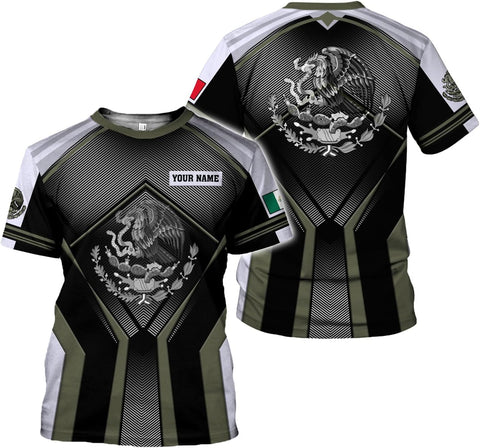 Rivelus Personalized Name Mexican Shirts for Men, Customized Mexico Shirts for Men, Mexico Shirts for Women Mexico Shirt