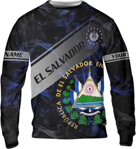 AOVL Custom El Salvador 3D Shirt for Men Camiseta De El Salvador Flag Shirt Salvadorans Pride Jersey El Salvadoreña Tshirt