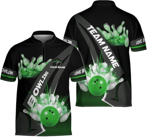 Ligthuy Personalized Bowling Jersey 3D, Bowling Shirts for Team, Bowling Shirt Unisex for Men Women, Bowling Shirts for Men