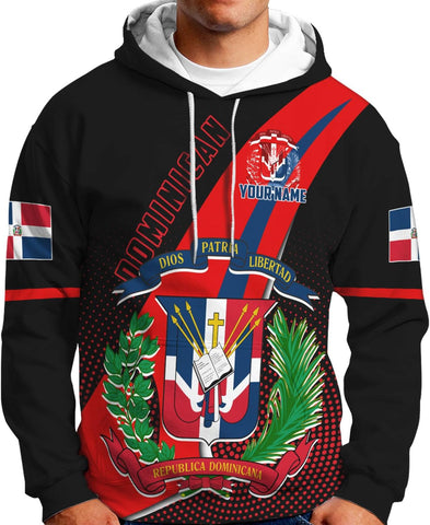 Ligthuy Personalized Dominican Shirt 3D, Dominican Republic Shirts, Dominican Flag Unisex Republica Dominicana Shirt S-5XL