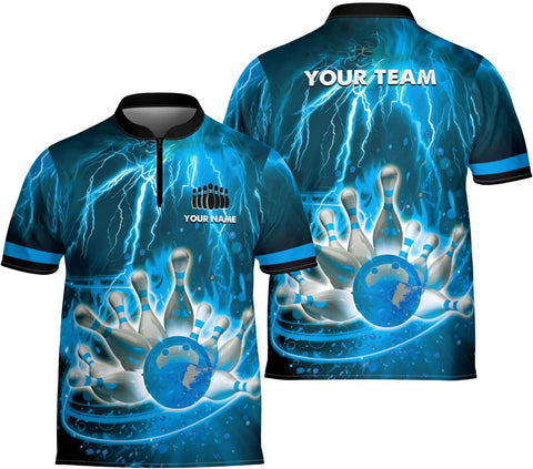 Ligthuy Personalized Bowling Jersey 3D, Bowling Shirts for Team, Bowling Shirt Unisex for Men Women, Bowling Shirts for Men