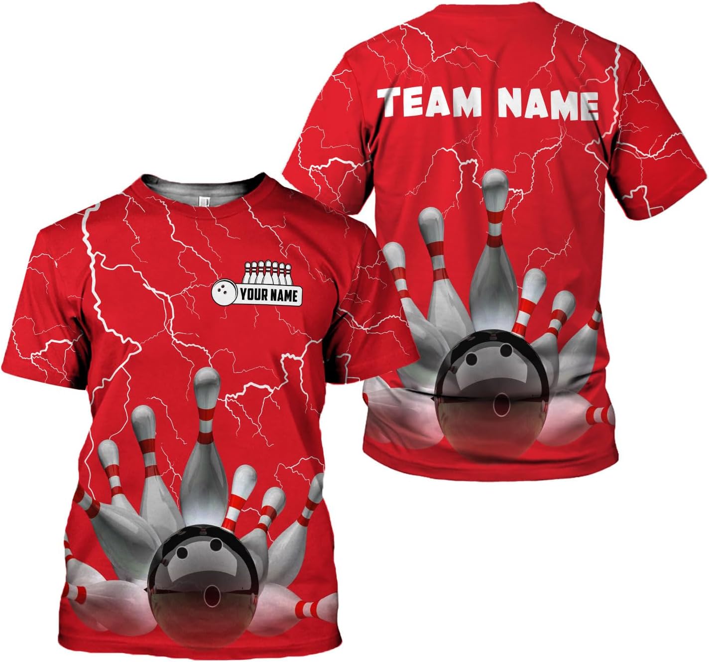 Custom Bowling Shirts, Personalized Name Bowling Shirts Unisex, Bowling Jerseys for Men & Women, Team Bowling Shirt Gift