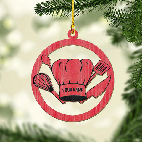 Personalized Baking Mixer Ornament, Baker Ornament for Christmas 2023, Baking Ornaments for Christmas Tree, Chef Christmas Ornament Tree Hanging Ornament Pine Decorations (Baker 15)