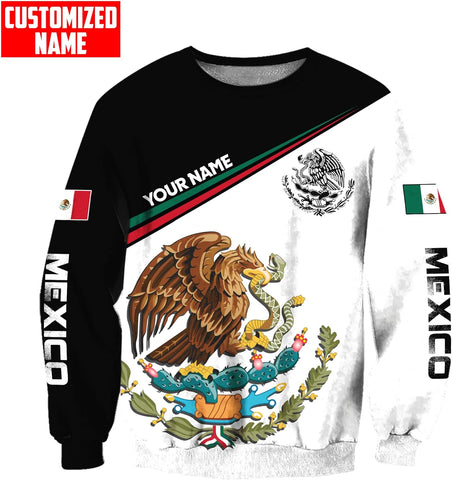 Personalized name mexico hoodie, custom name mexico hoodies for men Unisex Hoodie, T Shirt, Zip Up Hoodie, Sweatshirt For Men AD1023 Multicolor