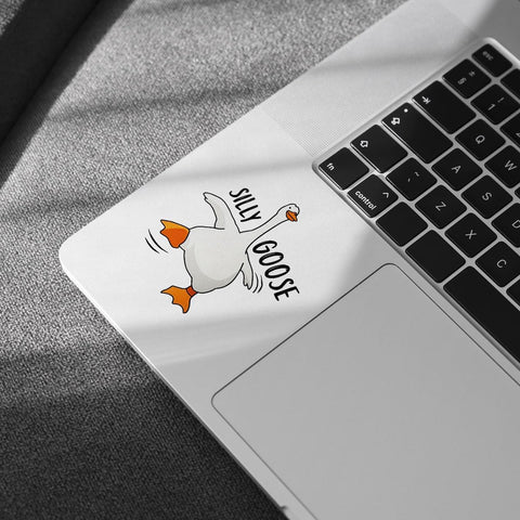 (3pcs) Certified Silly Goose Sticker, Silly Goose Sticker, Funny Goose Stickers Die-Cut Waterproof for Laptop Water Bottle Phone Window Helmet Decal Gift