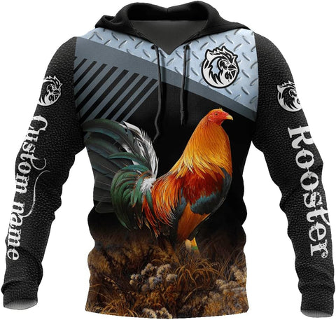 Personalized Rooster 3D gamefowl hoodies for men, mexican hoodie, rottweiler,fighting rooster redbull batalla de los gallos Unisex Hoodie, T Shirt, Zip Up Hoodie, Sweatshirt For Men Women HD425