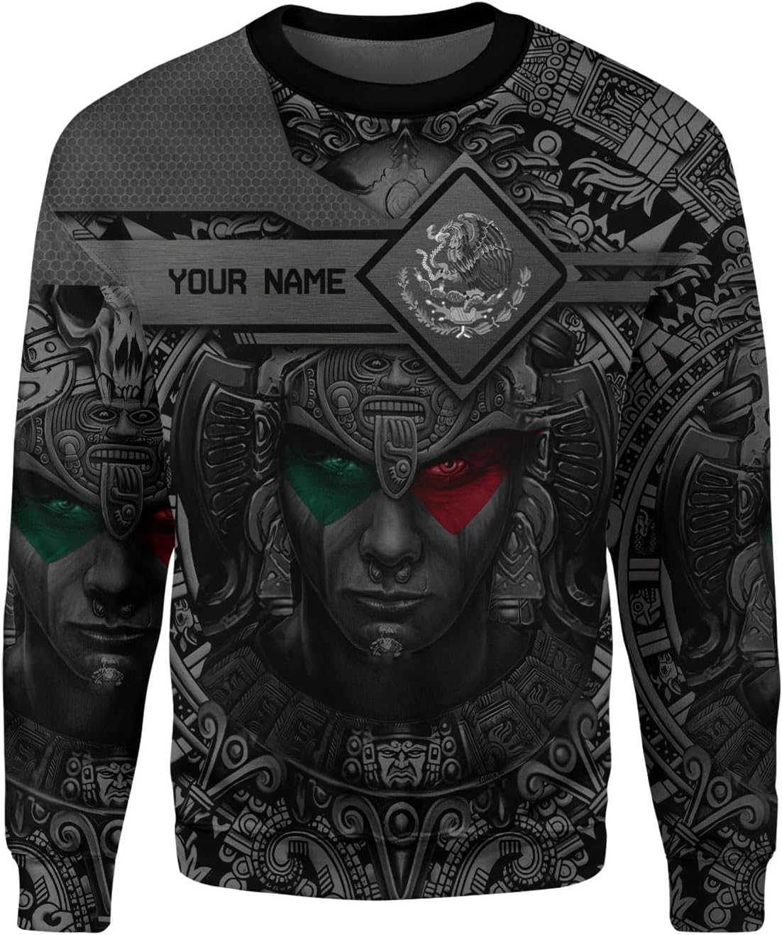 Mostprints Personalized Name Mexican Hoodie 3D, Mexican Hoodies for Men, Unisex Mexico Hoodie, Mexico Hoodies for Men