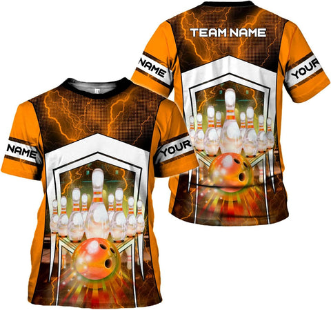 mostprints Personalized Name Bowling Shirts for Men & Women, Bowling Shirts for Team Bowling, Bowling Shirts Gift Unisex