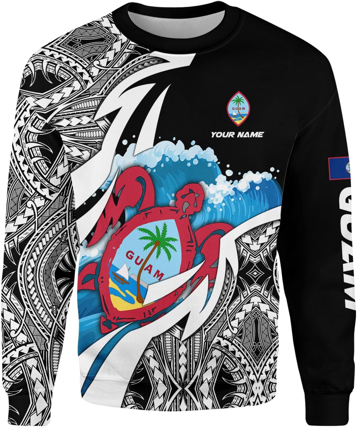 Parvii Personalized Guam Shirt Guam Tshirt for Men & Women, Guam Pride Shirts Gift Guahan Shirt Funny Guam Shirt