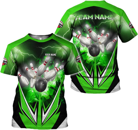 Rivelus Custom 3D Bowling Shirts Personalized for Men and Women - Unique Team Shirt & Gifts for Bowling Lovers