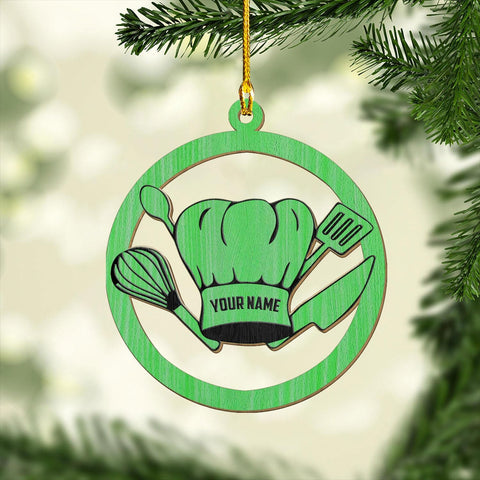 Personalized Baking Mixer Ornament, Baker Ornament for Christmas 2023, Baking Ornaments for Christmas Tree, Chef Christmas Ornament Tree Hanging Ornament Pine Decorations (Baker 15)