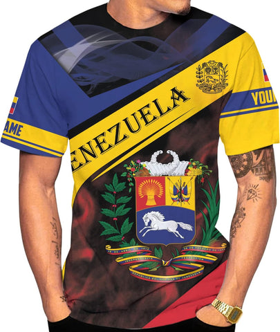 Personalized Name Venezuela Shirt, Flag Venezuelan Pride Roots T-Shirt, Sweatshirt, Zip Hoodies Gift for Men and Women
