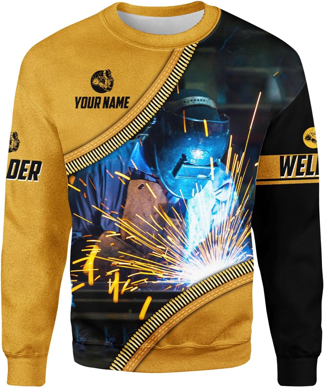 Mostprints Personalized Name Welding Shirt 3D, Custom Welding Shirts Gift, Welding Shirts, Welder Shirt for Men and Women