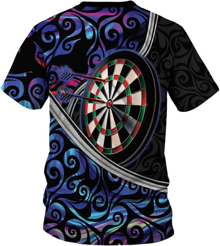 Mostprints Personalized Name Dart Shirts 3D, Mens Dart Shirts, Dart Shirts for Teams, Funny Dart T-Shirts for Men and Women