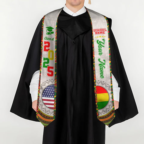 African American Graduation Sash, Graduation Stole Customize, African Graduation Sash, Graduation Stole Class of 2025