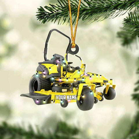 Personalized Lawnmower Ornaments 2024, Landscaper Christmas Ornament Lawnmower Ornament, Lawnmower Christmas Ornament Lawn Mower Ornaments Lawn Mower Riding Ornament Tree Hanging Xmas Gift (LM11)