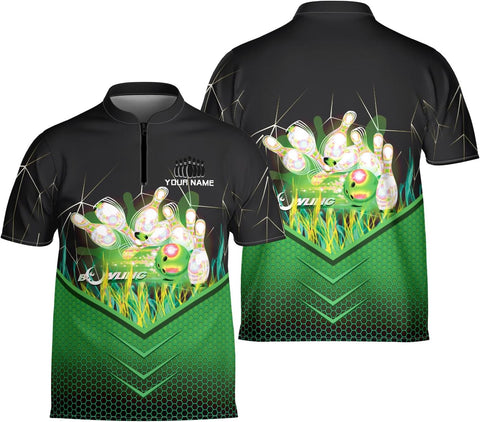 Ligthuy Personalized Bowling Jersey 3D, Bowling Shirts for Team, Bowling Shirt Unisex for Men Women, Bowling Shirts for Men