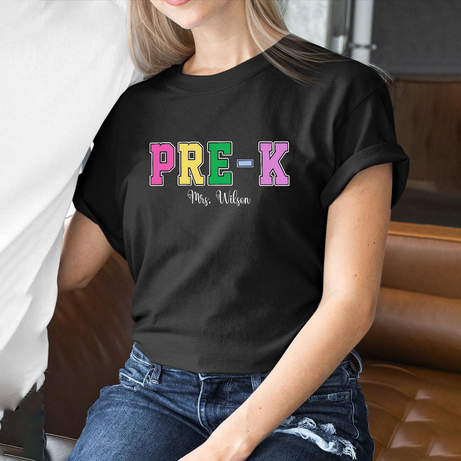 Personalized Teacher Shirt, Custom Teacher Name Shirt, Teacher Shirts for Women, Teacher Gift, Gift Idea for Teacher