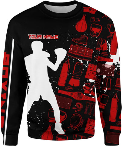 Personalized Boxing 3D Shirt, Boxing Shirts for Men Boxing T Shirts Women Boxing Tee Shirt Gifts for Boxing Lovers (HD385)