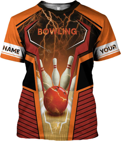 Podagree Personalized Name Bowling Shirts for Men and Women 3D, Bowling Shirts for Team Bowling, Bowling Shirts Gift