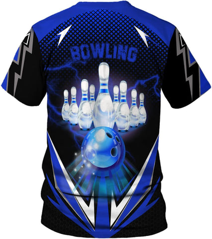 Intenprints Personalized Bowling Shirt Custom Bowling Shirts Bowling Gift Bowling Shirts for Women & Men Bowling Shirt Team