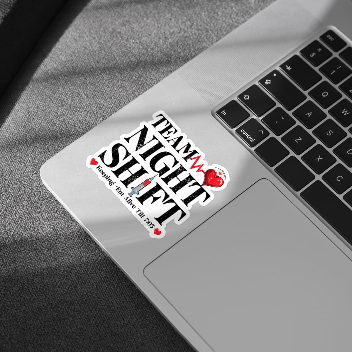 3 Pcs Team Night Shift Sticker, Night Shift Nurse Sticker, Medical Worker Sticker, Funny Nurse Gift, RN BSN CNA Doctor Vinyl Sticker 3 Inches for Laptop Water Bottle Phone Helmet Kindles Tumbler