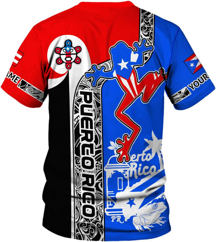 Mostefy Personalized Name Puerto Rico Shirt, Customized Puerto Rico Shirts for Men and Women, Puerto Rico Flag T-Shirt3