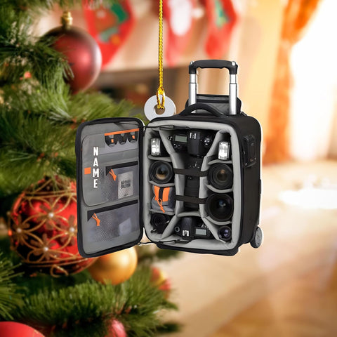 Royal Fight Personalized Camera Ornament Camera Xmas Ornament Gift 2023 Photography Christmas Ornaments ift for New Photographer Ornament Camera Gifts Camera Lover Gifts (Camera 8)