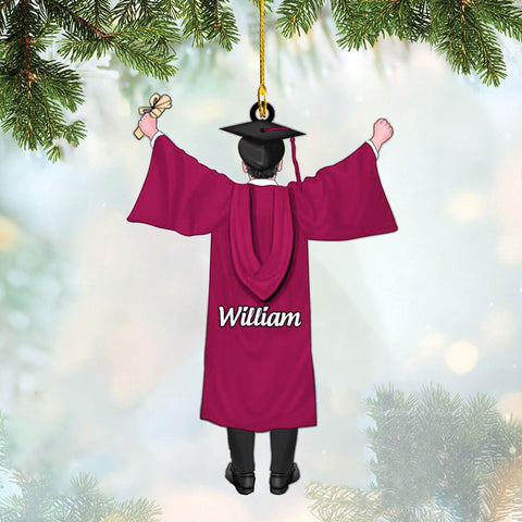Personalized Graduation Ornaments Class of 2024 Graduation Gown Ornament Gifts Graduation Ornaments Class of 2025 College Graduation Ornaments Class of 2024 Graduate Ornament Tree Hanging Decor (G2)