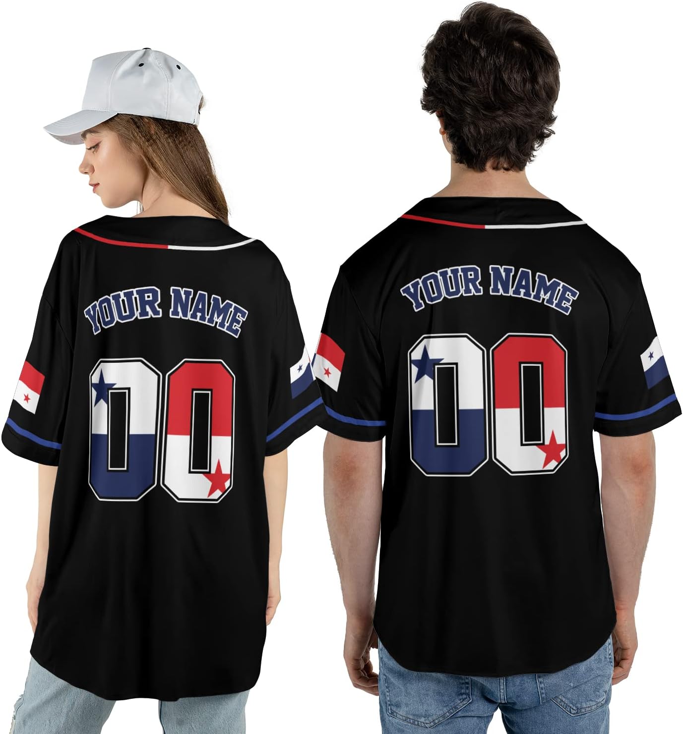 Personalized Panama Baseball Jersey Camisa Shirt, Panamanian Flag Jersey, Panamanian Pride Jersey for Men and Women