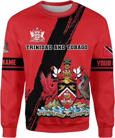 Personalized Trinidad & Tobago Shirts Trinidad and Tobago Coat of Arms Flag 3D Shirts Trinidad Pride Independence