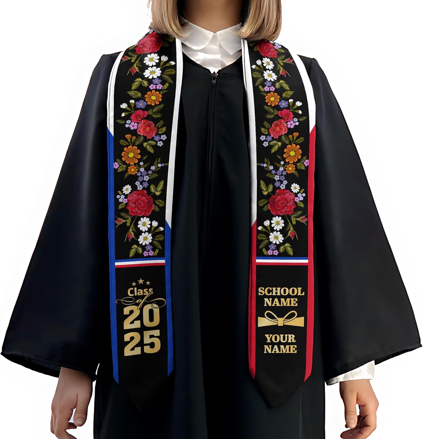 Customize Filipino Graduation Sash, Philippines Graduation Stole, Philippine Graduation Sash 2025