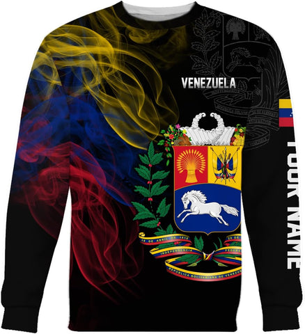 Personalized Name Venezuela Shirt, Flag Venezuelan Pride Roots T-Shirt, Sweatshirt, Zip Hoodies Gift for Men and Women