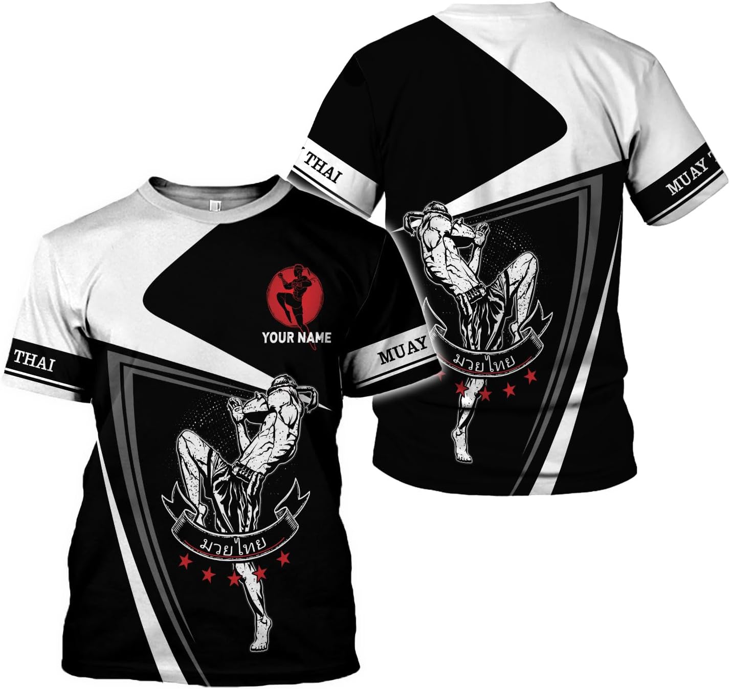 MAPrints Personalized Name Boxing Hoodies, Muay Thai Pride Sweatshirt
