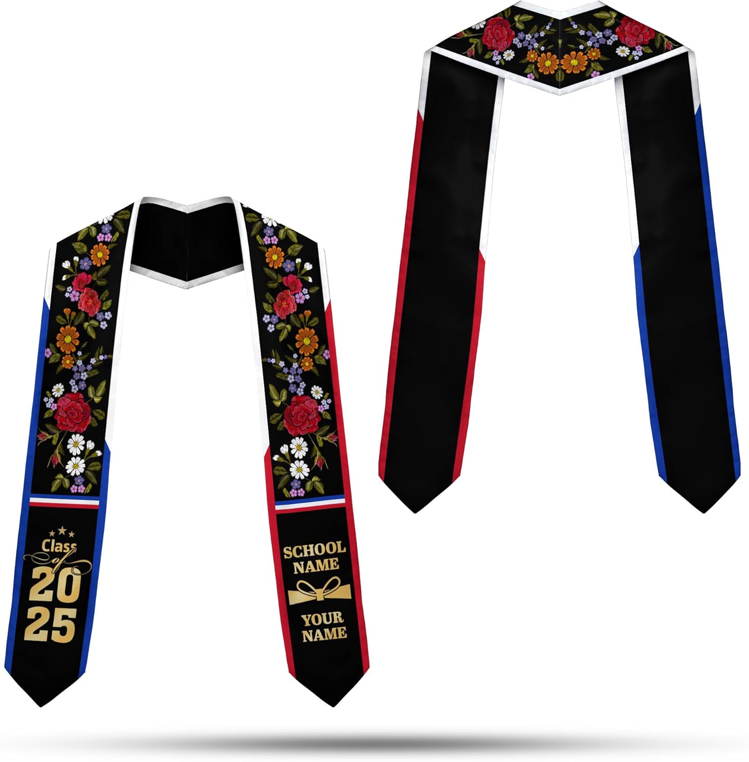 Customize Filipino Graduation Sash, Philippines Graduation Stole, Philippine Graduation Sash 2025