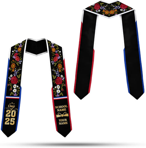 Customize Filipino Graduation Sash, Philippines Graduation Stole, Philippine Graduation Sash 2025