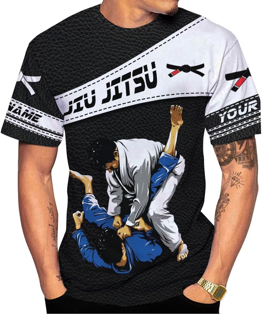 Personalized Jiu Jitsu 3D Shirts for Men, Women, Kids, Unisex - HD298