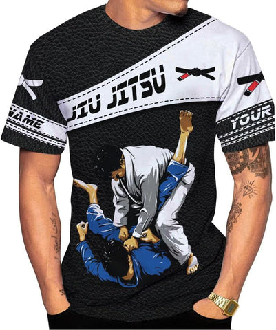 Personalized Jiu Jitsu 3D Shirts for Men, Women, Kids, Unisex - HD298