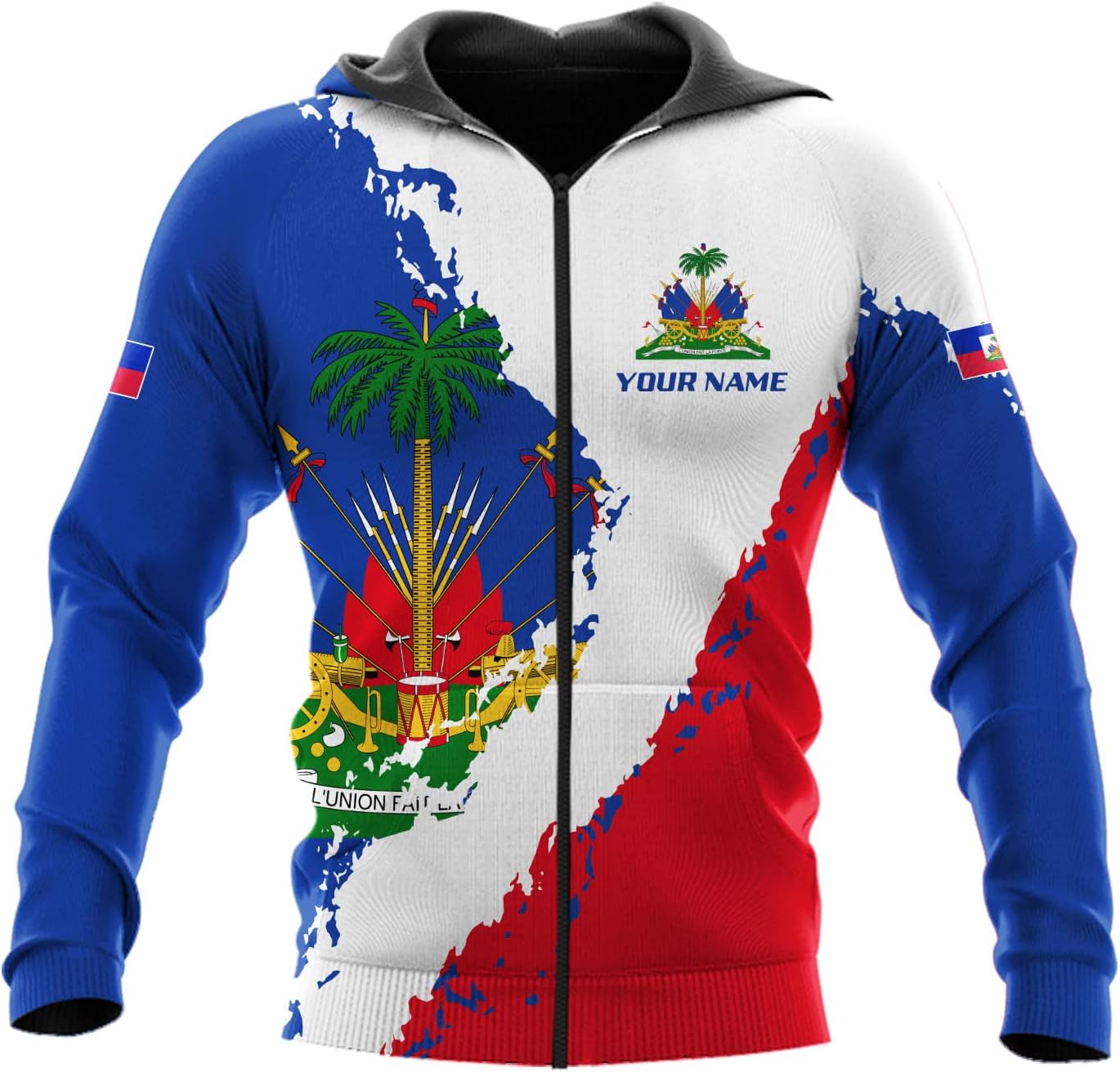 AOVL Personalized Haiti Shirt Haitians Flag Pride Shirt Haiti Shirts for Men & Women Haitian Pride Tshirt Haitian Flag Shirt