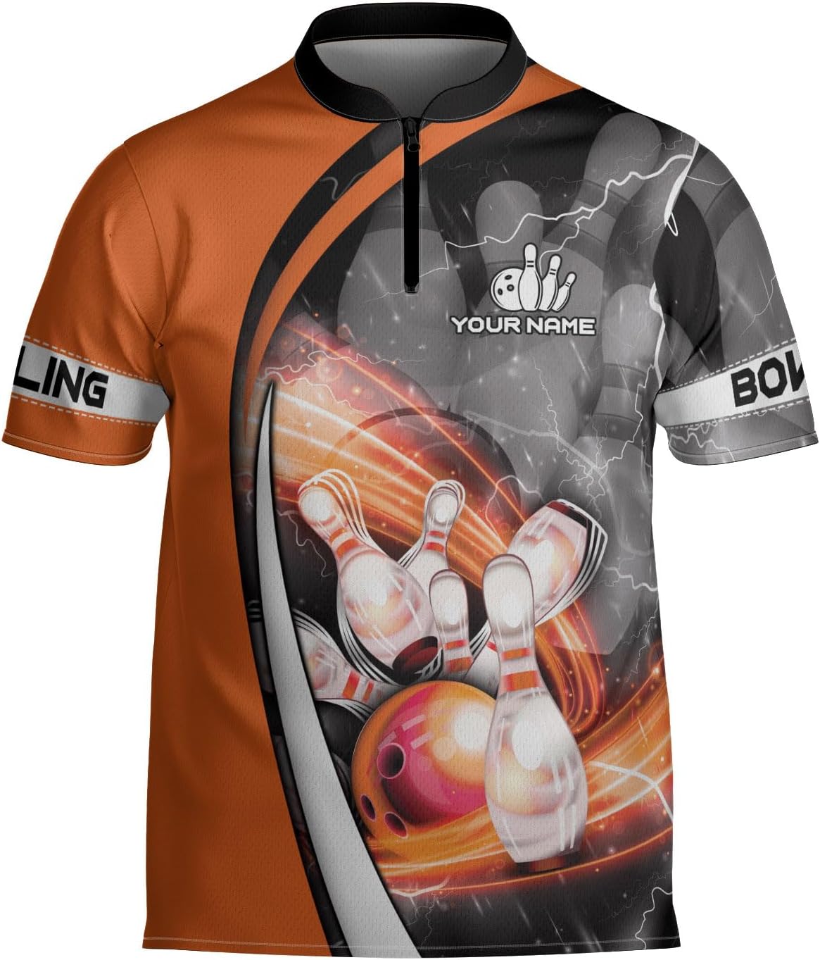 Homedesign Personalized Bowling Jersey Gift 3D Custom Bowling Shirts for Team Name Bowl Bowler Shirt Unisex Cool Men Women